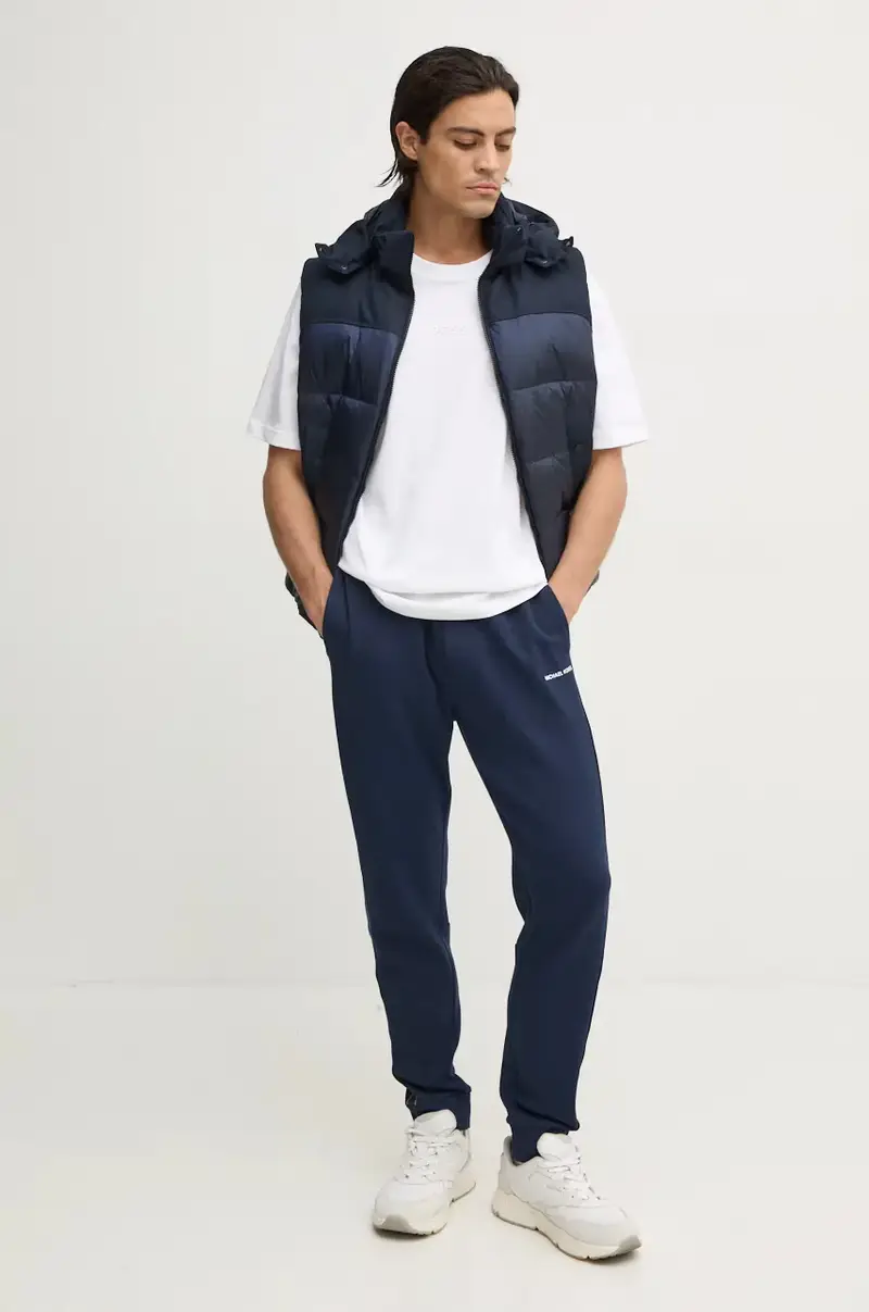 pantaloni della tuta colore blu navy con applicazione CT4524J5MF miniatura 3