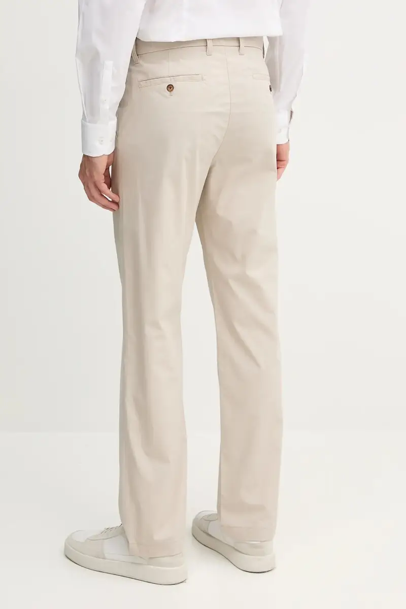 pantaloni in cotone uomo colore beige CS5304BHC2 miniatura 3