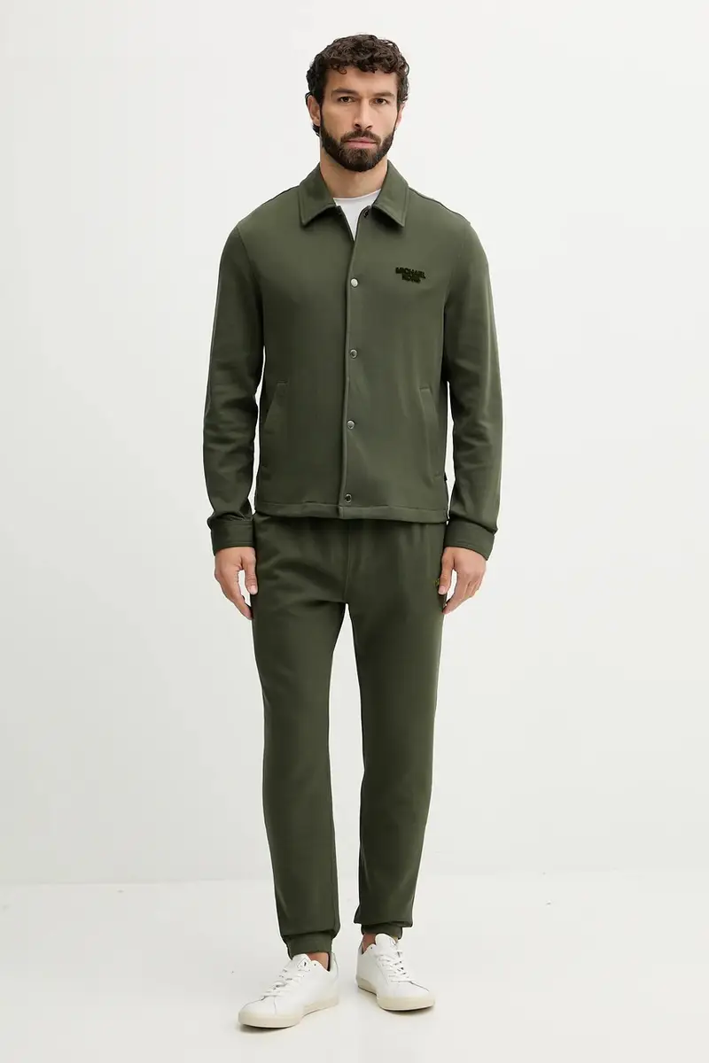 pantaloni tuta colore verde CF552885MF miniatura 2