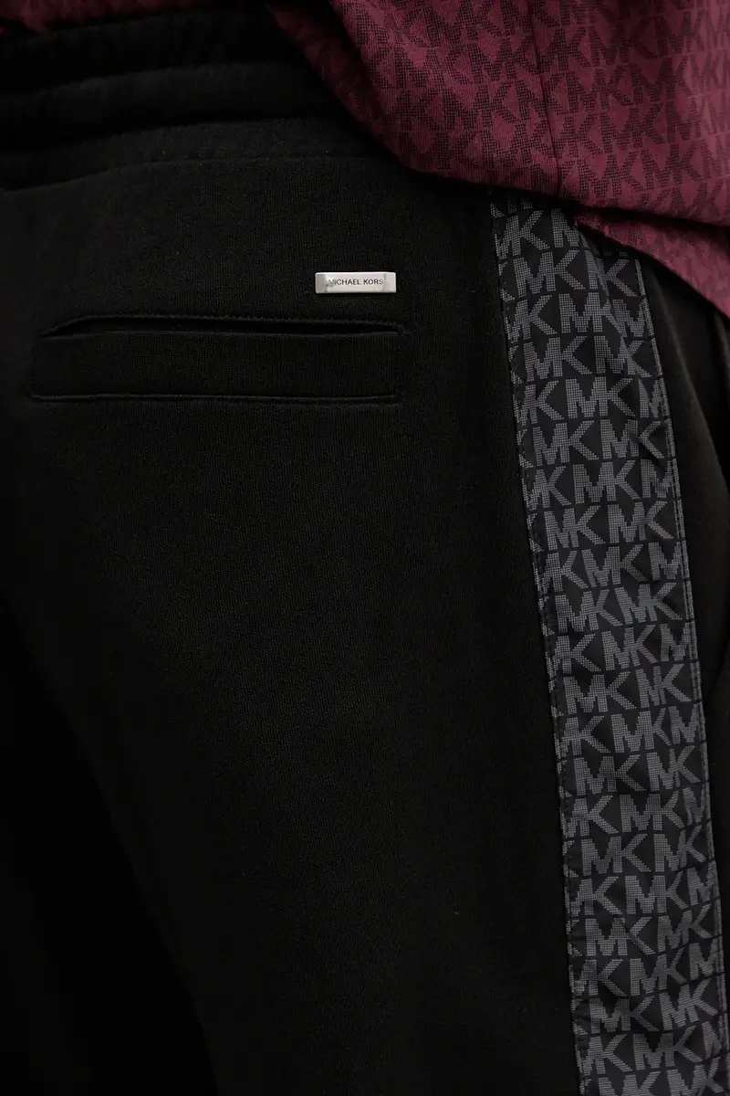 pantaloni tuta uomo colore nero con applicazione CF552Q65MF miniatura 4