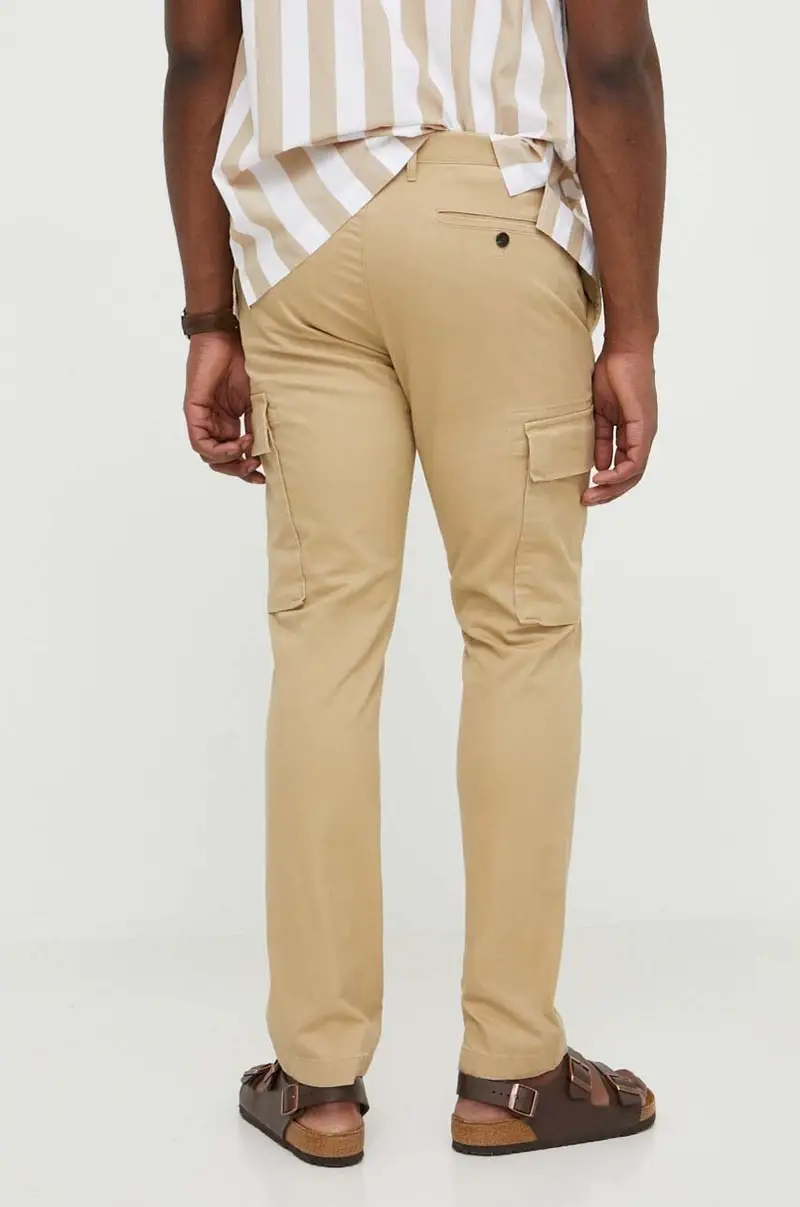 pantaloni uomo colore beige miniatura 3