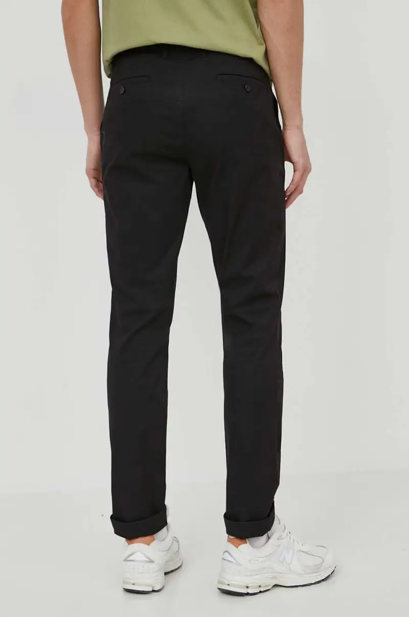 pantaloni uomo colore nero miniatura 3