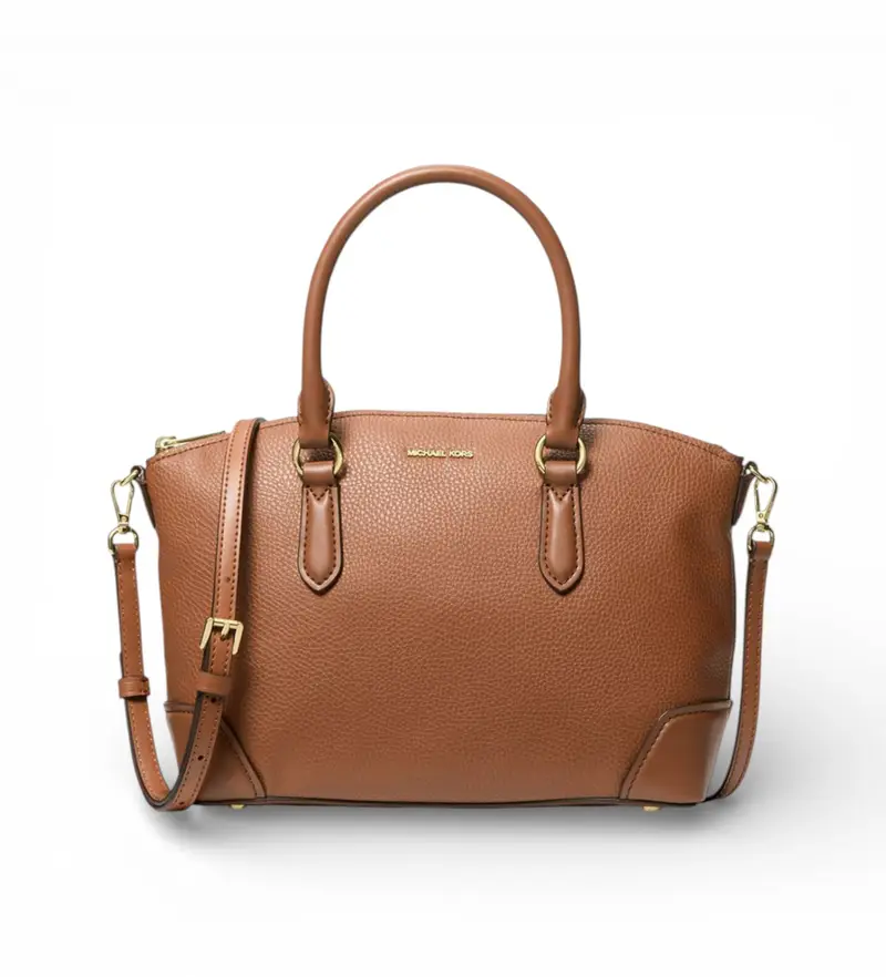 Michael Kors Borsa donna Mini shopper marrone in poliuretano