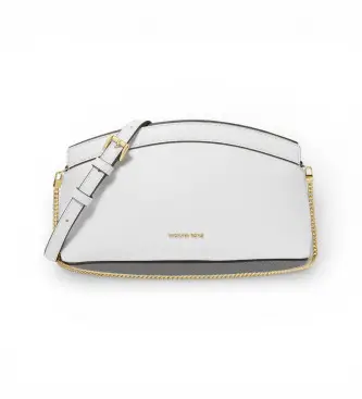 per donna 30S6G13C5L Borsa a mano Athena piccola bianca convertibile (OSFA), Bianco, Casual, Pelle Oro