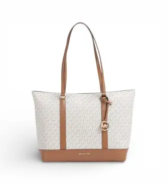 per donna 30S6G3PT3B Borsa shopper monogramma vaniglia (OSFA), Beige, Casual, Poliuretano Oro