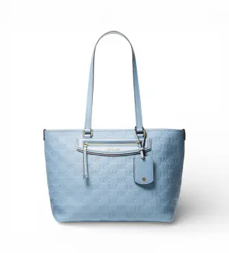 per donna 30S6GTVT6B Borsa tote media blu Jet Set Travel (OSFA), Casual, Pelle