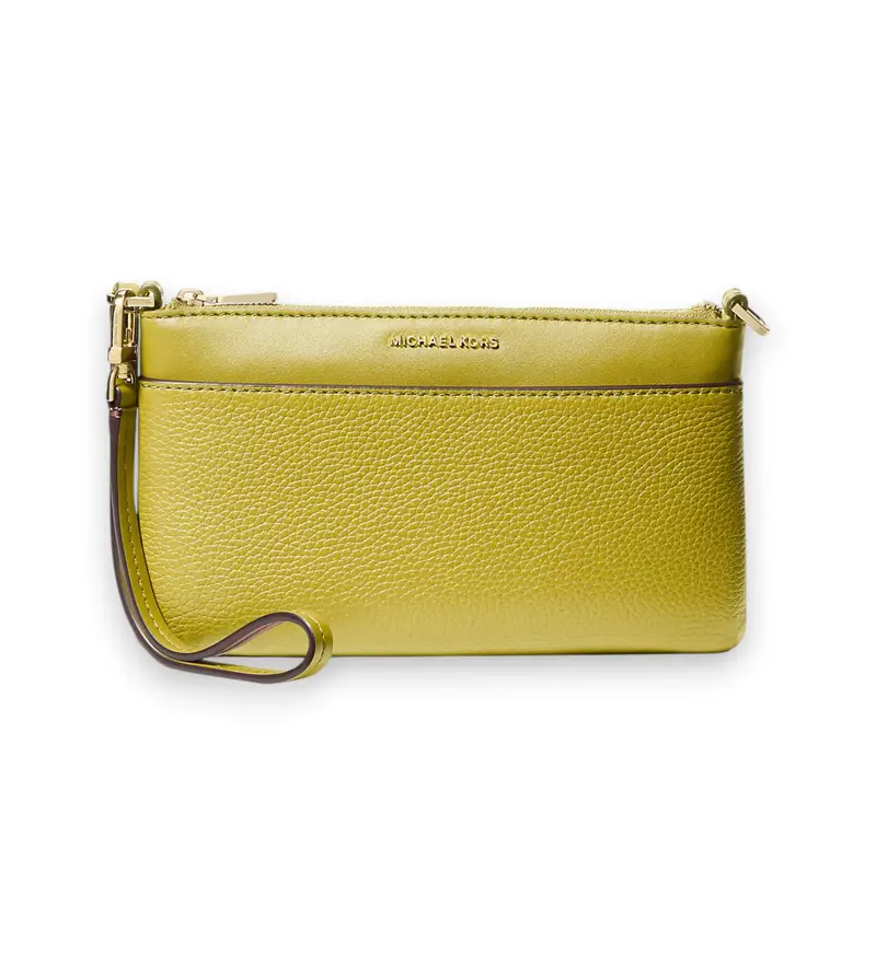 per donna. 32F5GJ6F6L Borsa da polso Jet Set Medium in pelle martellata, gialla (OSFA), Casual, Giallo