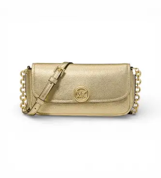 per donna 32S6GY5C5M Borsa in metallo dorato (OSFA), Oro, Casual, Da sera, Classico, Pelle