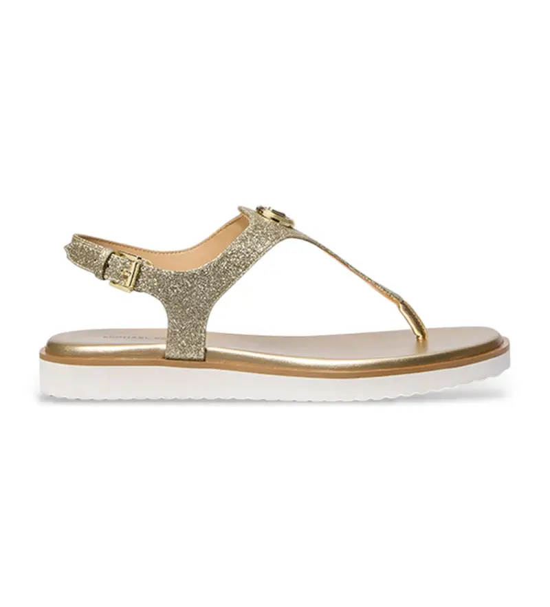 per donna 40R6VAFS1M Sandali Val in pelle dorata glitterata (36), Oro, Basso, Fibbia, Casual