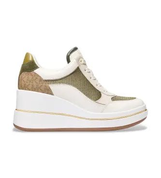 per donna 43F5EMFS5L Sneaker Emmy in pelle beige (40), 5 a 8cm, Stringhe, Casual
