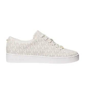 per donna 43R4KTFS1B Sneakers Keaton con logo beige (38 5), Basso, Stringhe, Casual