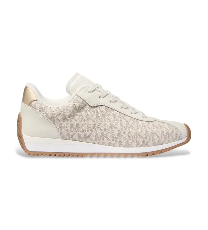 Michael Kors Sneakers beige donna Rhodes in tessuto