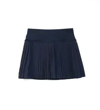 per donna MS670LGKWL Culottes blu plissettate (XS), Casual, Poliestere