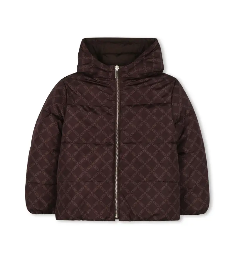 per ragazza R30456 Cappotto marrone (10Años= 138cm), Casual, Poliestere, moda per bambini