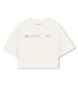 per ragazza R30499 Maglietta bianca a maniche corte (4Años= 102cm), Bianco, Casual, Cotone, Manica corta, moda per bambini