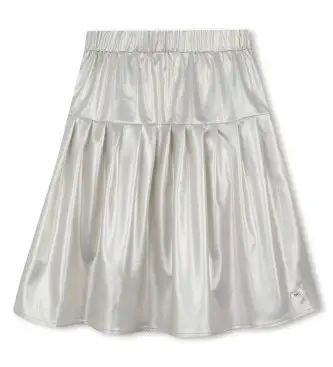 per ragazza R30537 Gonna color oro (4Años= 102cm), Casual, Poliestere, moda per bambini