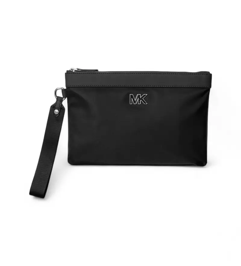 per uomo 33S5LEEU2B Borsa nera Eli (OSFA), Nero, Casual, Sostenibile, Nylon riciclato Argento