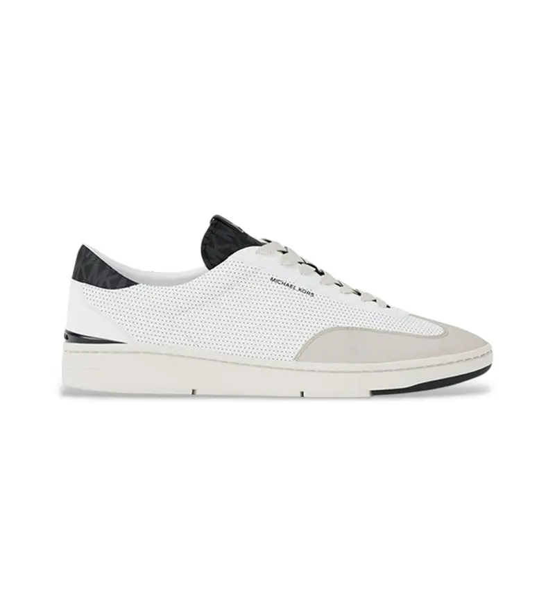 per uomo. 42F5WLFS2L Sneakers Wilton in pelle bianca traforata (41), Bianco, Basso, Stringhe, Casual