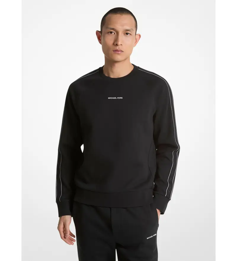 per uomo. CT4524C5MF Felpa a righe nere con logo (XXL), Nero, Casual, Cotone