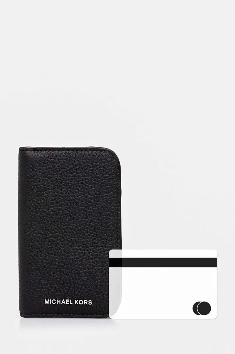 portafoglio in pelle uomo colore nero 39F4LHDD0O miniatura 5