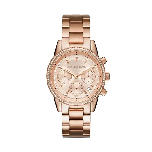 Michael Kors RITZ MK6357 Cronografo donna Con zirconi