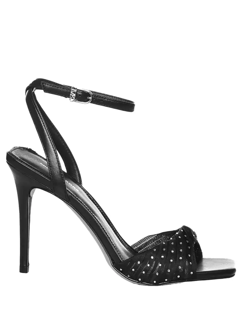 Sandali con cinturino in pelle NERO