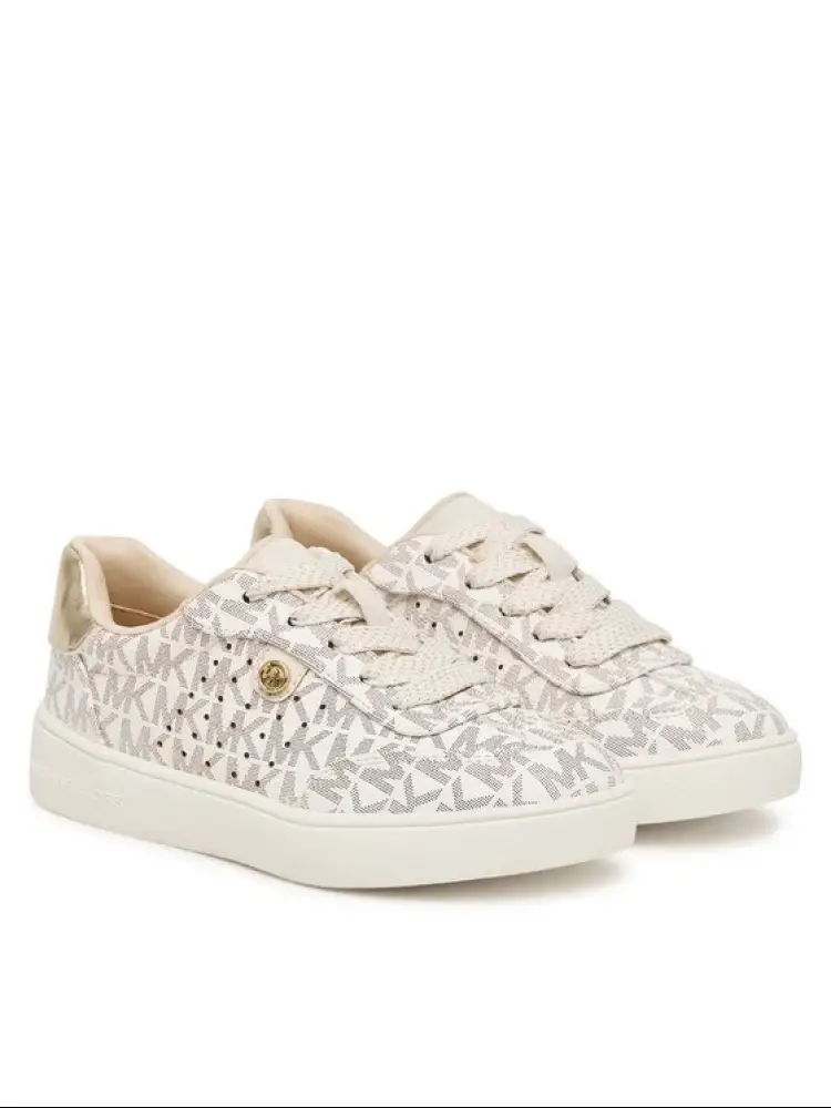 scarpe vanilla bambina in ecopelle logo all over miniatura 3