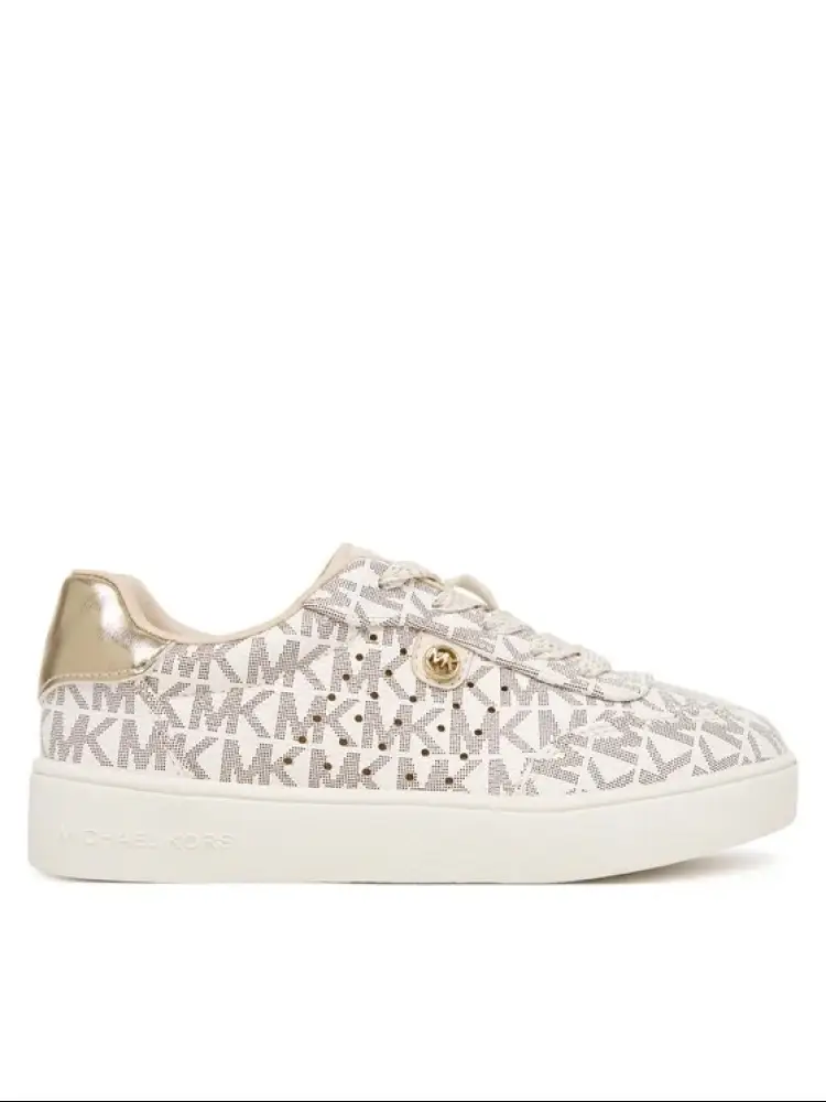 scarpe vanilla bambina in ecopelle logo all over