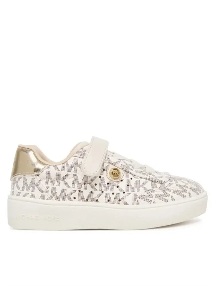 scarpe vanilla bambina in ecopelle logo all over