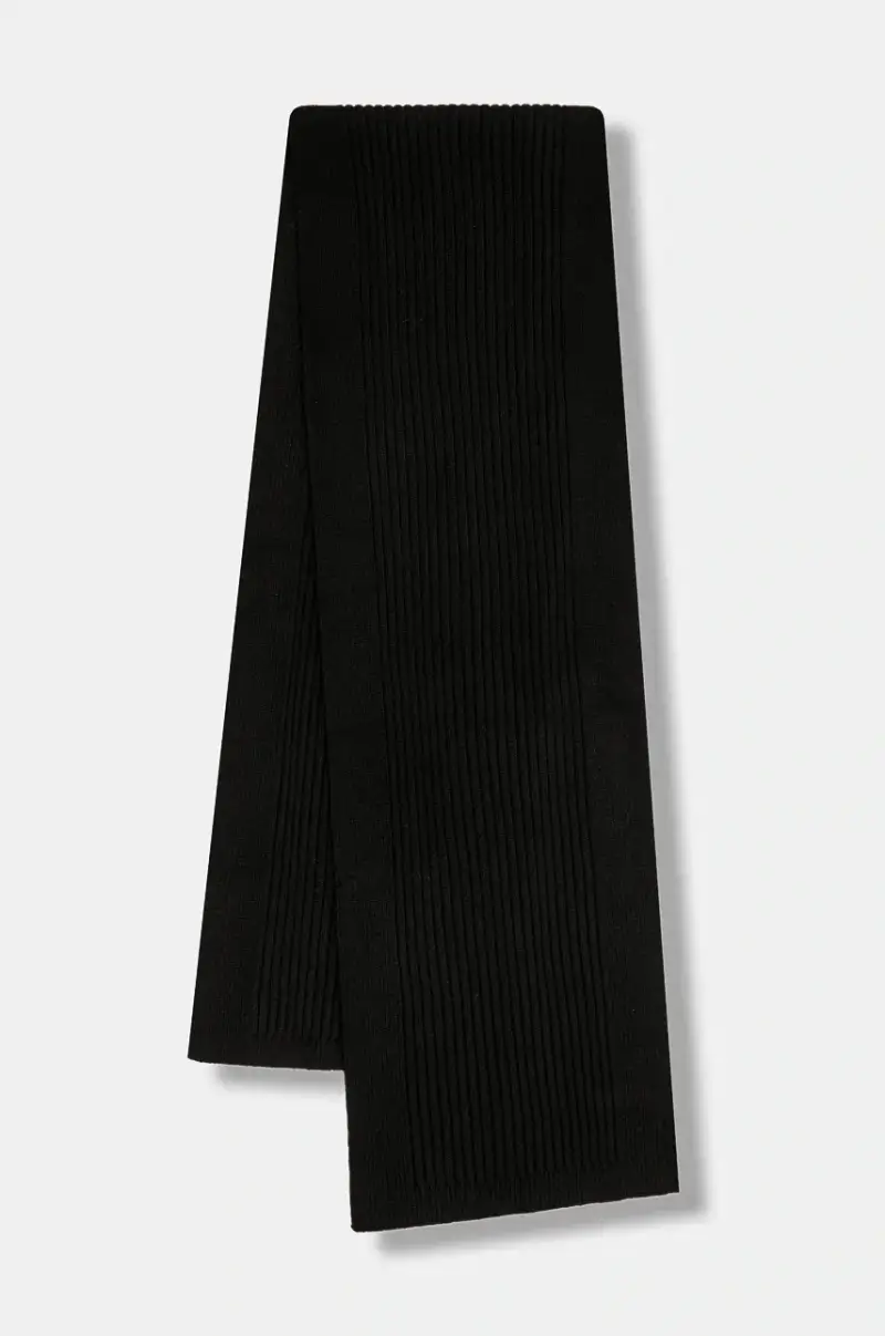 sciarpa con aggiunta di lana uomo colore nero MKMC538424