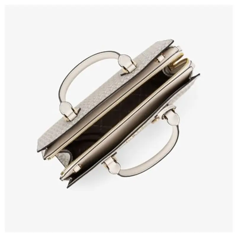 Michael Kors Sheila - Borsa da donna, misura media, crema, 11 pulgadas x 8 pulgadas x 3.25 pulgadas miniatura 3