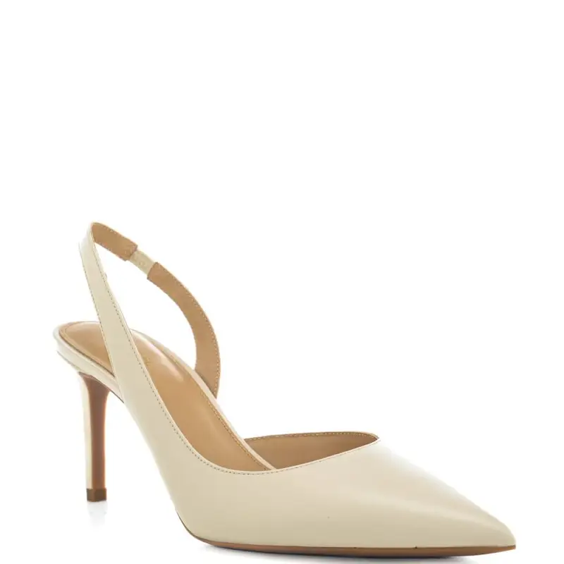 Michael Kors slingback alte da donna alina flex crema miniatura 2