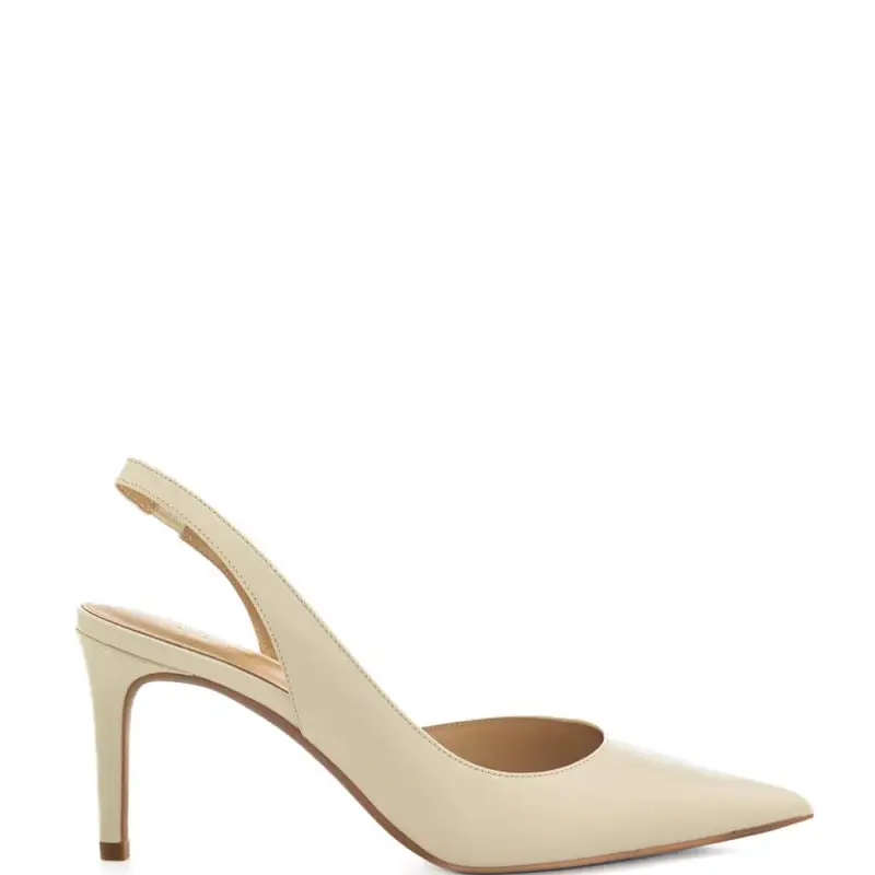 slingback alte da donna alina flex crema