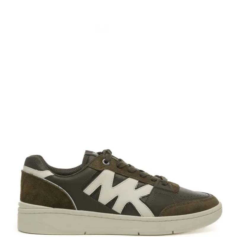 Michael Kors sneakers da uomo rebel lace up verde oliva