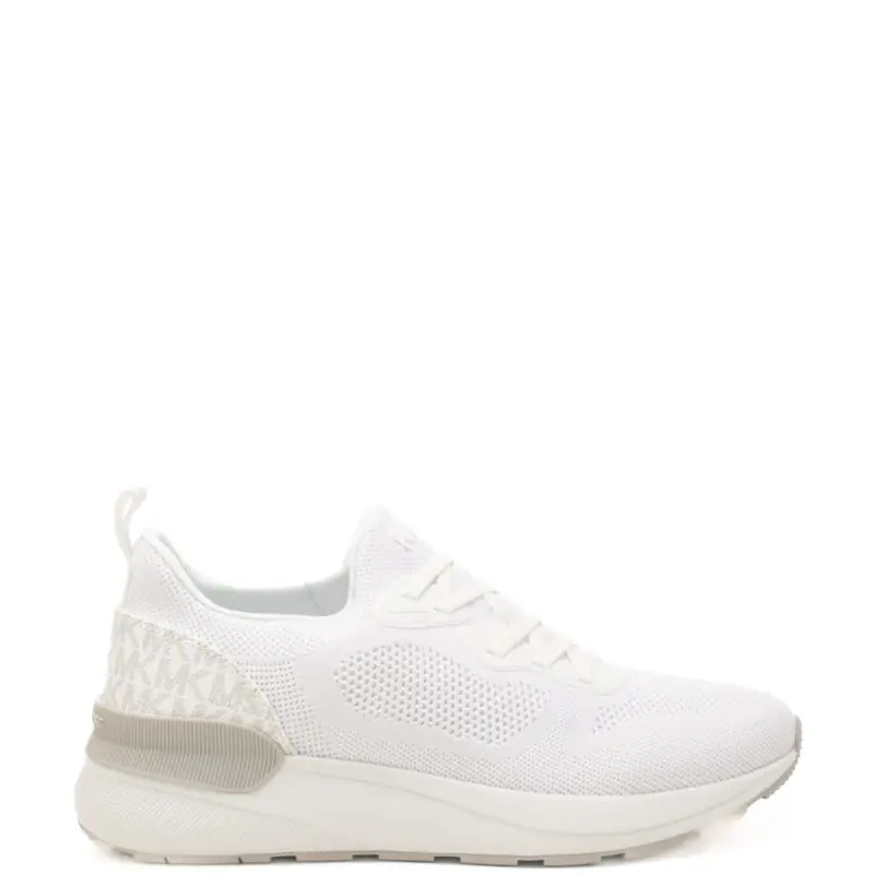 Michael Kors sneakers da uomo trevor con inserto logato sul retro bianche