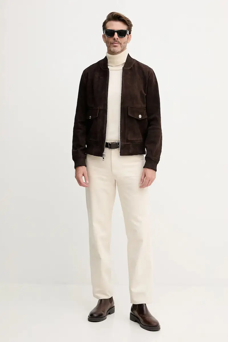 stivali in pelle bambini colore beige CT5801E4R4 Marrone miniatura 2