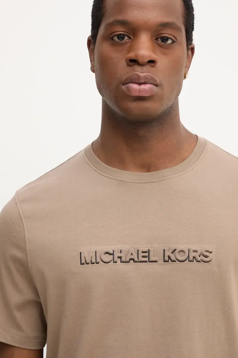 Michael Kors T-shirt Uomo Beige 3572412 miniatura 4