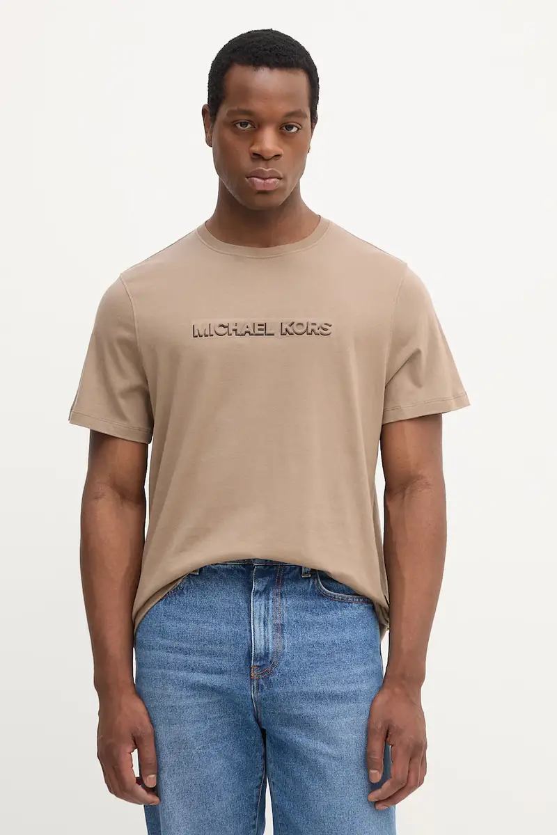 Michael Kors T-shirt Uomo Beige 3572412