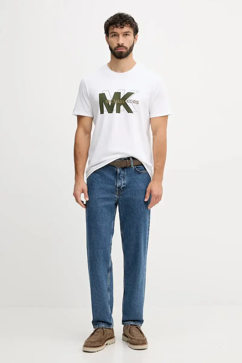 Michael Kors T-shirt Uomo Bianco 3766363 miniatura 2