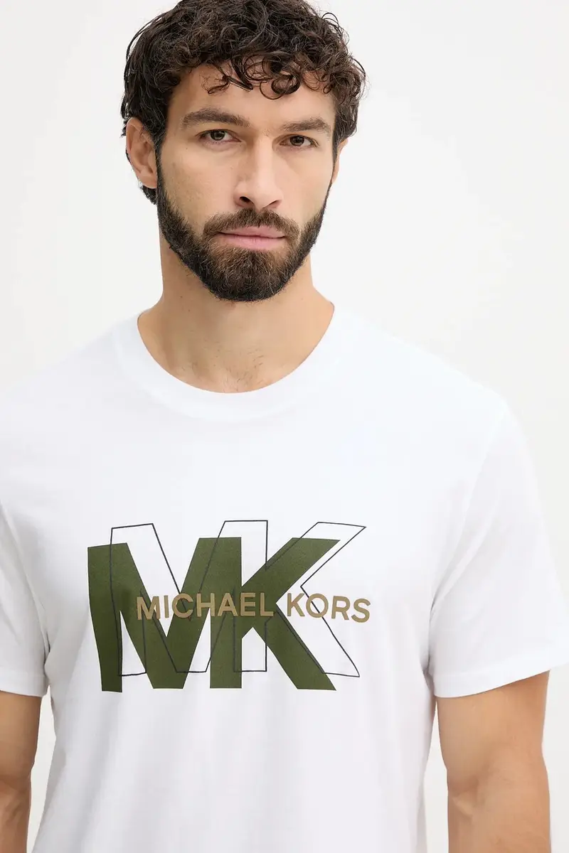 Michael Kors T-shirt Uomo Bianco 3766363 miniatura 4