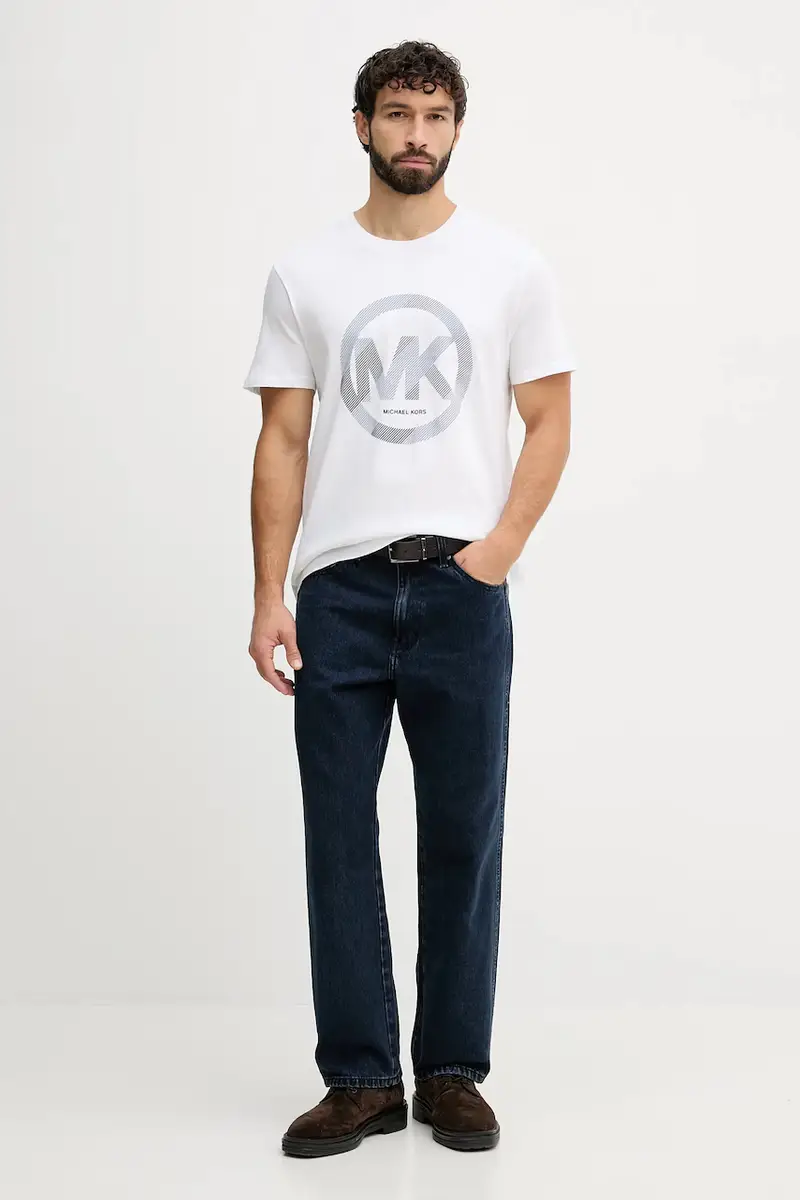 Michael Kors T-shirt Uomo Bianco 3766368 miniatura 2