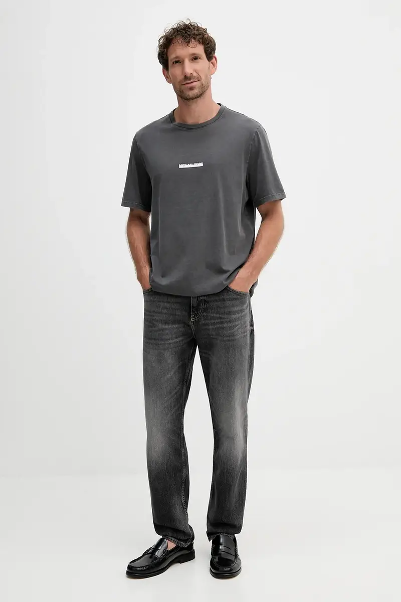 Michael Kors T-shirt Uomo Grigio 3610062 miniatura 2