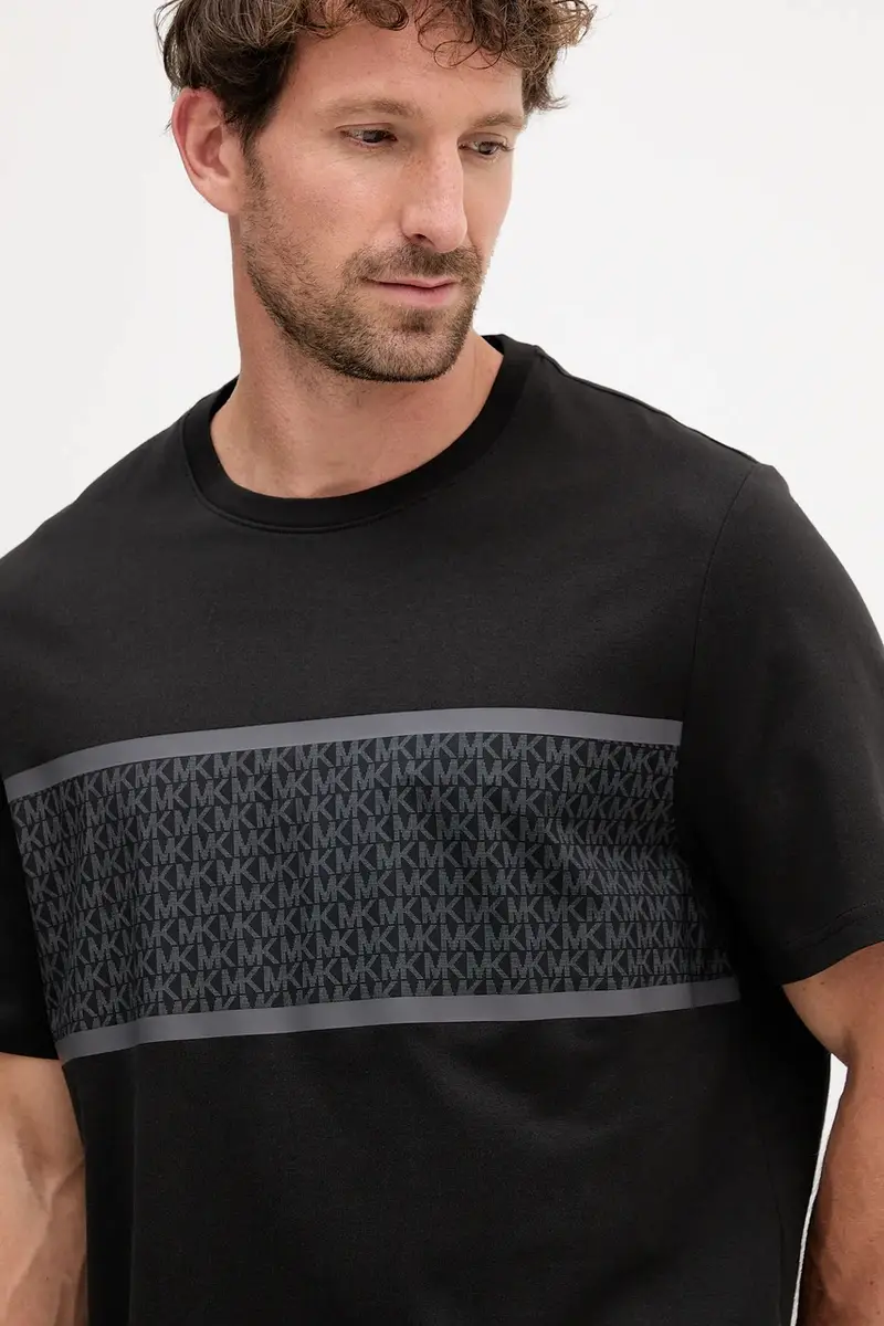 Michael Kors T-shirt Uomo Nero 3645627 miniatura 4