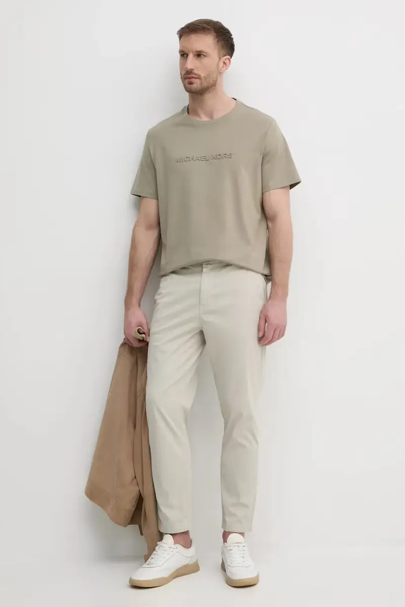 Michael Kors T-shirt Uomo Beige 3291395 miniatura 2