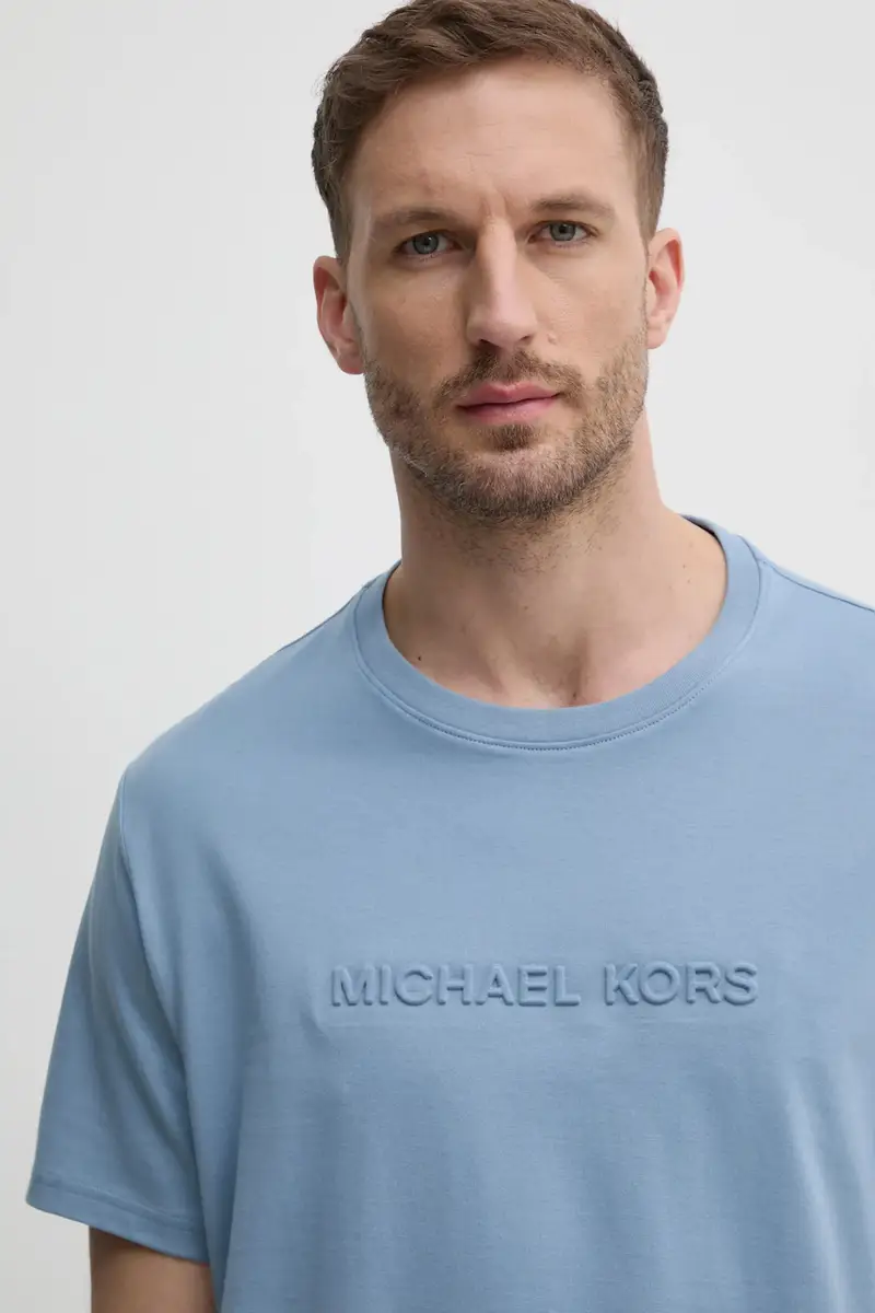 Michael Kors T-shirt Uomo Blu 3312117 miniatura 4