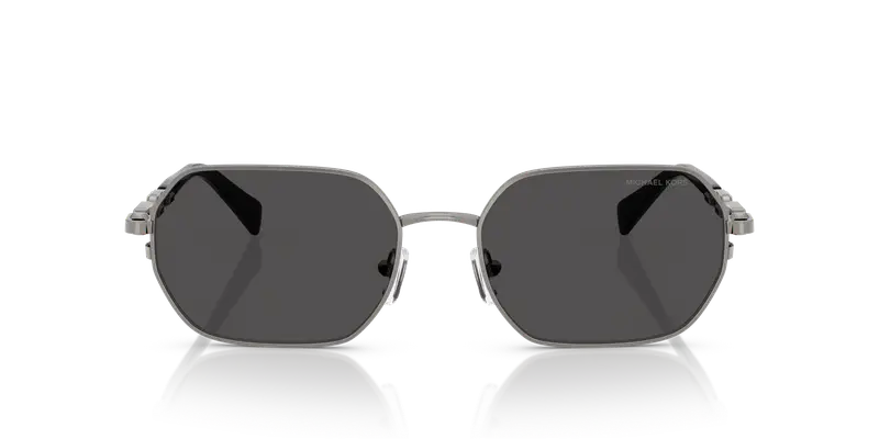 Michael Kors Unisex MK1165 SAINT MARTIN 100287 Occhiali da sole Metallo Grigio Grigio Geometrica Normale miniatura 2
