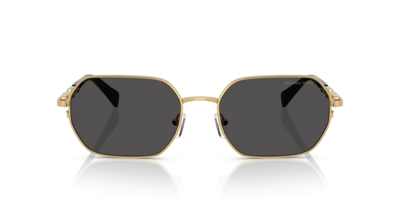 Michael Kors Unisex MK1165 SAINT MARTIN 189687 Occhiali da sole Metallo Oro Grigio Geometrica Normale miniatura 2