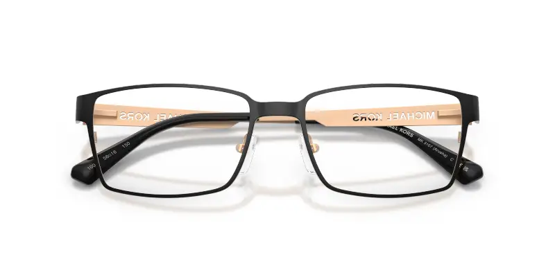 Uomo Michael Kors MK3107 ARUSHA 1005 Montature da vista Metallo Nero Trasparente Squadrata Normale miniatura 2