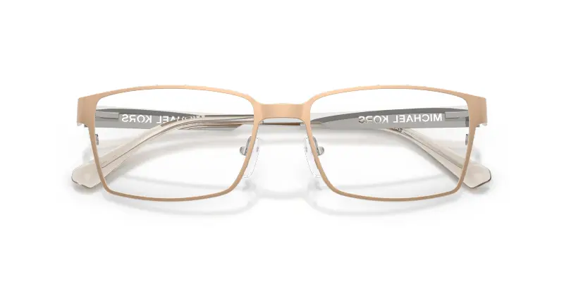 Uomo Michael Kors MK3107 ARUSHA 1014 Montature da vista Metallo Oro Trasparente Squadrata Normale miniatura 2