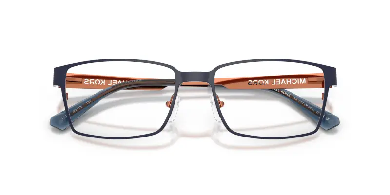 Uomo Michael Kors MK3107 ARUSHA 1207 Montature da vista Metallo Blu Trasparente Squadrata Normale miniatura 2